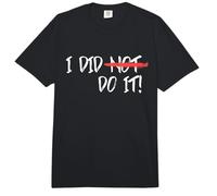 Declaración Divertida con Texto en inglés I Did Not Do It Innocent Statement Comfort Colors Adult Heavyweight T-Shirt