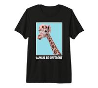Declaración Divertida de Amor Propio Always Be Different Camiseta Premium
