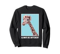 Declaración Divertida de Amor Propio Always Be Different Sudadera