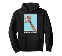 Declaración Divertida de Amor Propio Always Be Different Sudadera con Capucha