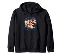 Declaración divertida de Blessed Me Sudadera con Capucha