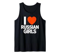 Declaración Divertida de I Love Russian Girls Camiseta sin Mangas