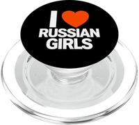 Declaración Divertida de I Love Russian Girls PopSockets PopGrip para MagSafe