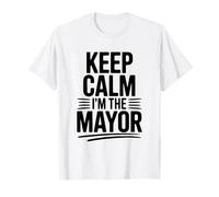 Declaración Divertida de Keep Calm I'm The Mayor Camiseta