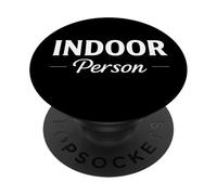 Declaración Divertida del Estilo de Vida de la Persona Interior PopSockets PopGrip Adhesivo