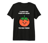 Declaración Divertida I Love You from My Head To-Ma-Toes Camiseta Premium