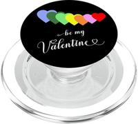 Declaración Elegante para el día de San Valentín corazón Amor ser mi PopSockets PopGrip para MagSafe