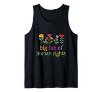 Declaración Floral de protesta por los Derechos Humanos Camiseta sin Mangas