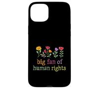 Declaración Floral de protesta por los Derechos Humanos Carcasa para iPhone 15 Plus
