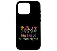 Declaración Floral de protesta por los Derechos Humanos Carcasa para iPhone 16 Pro