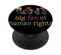Declaración Floral de protesta por los Derechos Humanos PopSockets PopGrip Adhesivo