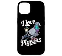 Declaración gráfica de la lámpara de calle I Love Pigeons Carcasa para iPhone 13