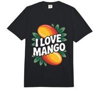Declaración I Love Mango Bold Tropical Fruit Comfort Colors Adult Heavyweight T-Shirt