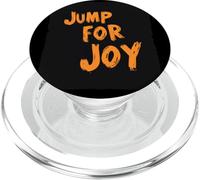 Declaración infantil feliz para Jump for Joy Lovers PopSockets PopGrip para MagSafe