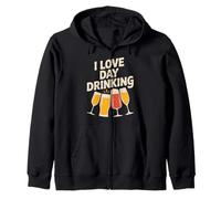 Declaración Social de I Love Day Drinking Fun Sudadera con Capucha