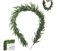 Declarity Garland, Declarity Cedar Garland, Christmas Simulated Cane Decoration, Realistic Pine Garlands, for Holiday Indoor Outdoor Mantel, Wall Winter Holiday Party Decoration (150cm/59in)