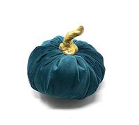 Declea Calabazas Decorativas, Terciopelo, Petroleum, Grande