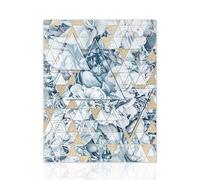 Declea Cuadro floral moderno con estampado de glamour - Decoración para sala de estar o dormitorio - Impresión sobre lienzo fabricado en Italia