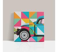 Declea Cuadro moderno estampado glamour Pop Art Car - decoración moderna para el hogar marco para el salón decoración del hogar