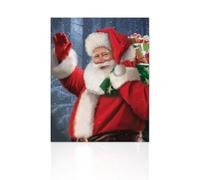 Declea Cuadro moderno para colgar hecho a mano Gift - Cuadro de pared navideño decorativo para sala de estar, oficina, Navidad, 40 x 50 cm