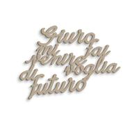 Declea Frase mural de madera, canción de amor, texto en madera para colgar en la pared, para cocina, dormitorio, complemento de decoración para la casa, idea de regalo