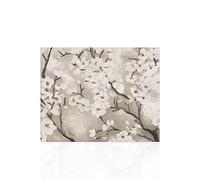 Declea Home Decor CN020SS21 Canvas Flowers Imagen floral mujer con flores, impresión moderna sobre lienzo listo para colgar con marco de madera, multicolor, 60 x 40 cm