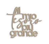 Declea Letras de Madera para Colgar en mi Tesoro más grande, de Madera, para Colgar, con Texto en inglés Día de la Madre, Madre