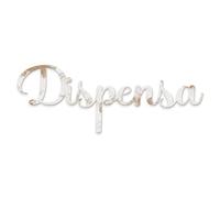 Declea Mural de Pared para Cocina con inscripción en Madera para Colgar despensa, Ideal para la Cocina, decoración del hogar, restaurantes y Locales, Texto Decorativo de Madera Hecho a Mano