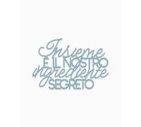 Declea Texto en madera «L'ingrediente Secreto», decoración de pared, decoración moderna, texto en madera