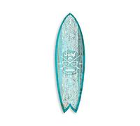 DECLINA, tabla de surf decorativa, impresión sobre alu-dibond, decoración de pared, tabla de surf decorativa Summer Trip, 100x30 cm