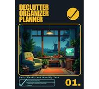 Declutter Organizer Planner: Household Daily Cleaning Schedule Checklist for Daily Weekly and Monthly Task to Manage Household Chores and Maintain an Clean Organized Home, Free From Mess