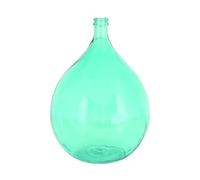 Deco 79 Jarrón de Cristal, 38,1 x 55,9 cm, Acabado Turquesa