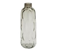Deco 79 jarrón de Cristal 7 Pulgadas w, 17 "h-99834, Smoky Gris, 7" x 17 "