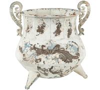 Deco 79 jarrón de Metal Elegante diseñado con Aspecto Oxidado y Antiqued Encanto