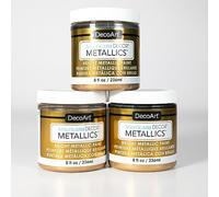 Deco Art ADMTL05-36 Americana Decor Metallics Vintage Latón 8 oz - Cantidad 3