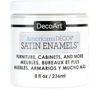Deco Art Americana Décor - Esmalte satinado en botella, acrílico, blanco puro, 7 x 7 x 8 cm, 236 ml (paquete de 1)