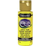 Deco Art Americana Paint 2 OZ ORODO.Yello, Amarillo y Dorado, talla única