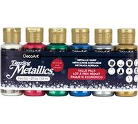 DecoArt DESCUENTE METÁLICO 6/P NAVIDAD, 59 ml (Paquete de 6)