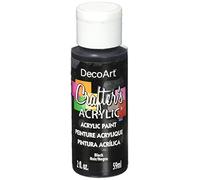 Deco Art DCA47-3 - Pintura para Tejidos y Telas, Color Negro