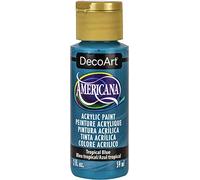 Deco Art Pintura América Trop de 2 oz, Azul Tropical, 1 count (Pack of 1)