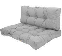 Deco Arts Conjunto de Cojines para Palets 120x80x20cm en poliéster gris