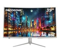 Deco Gear Monitor Curvo Ultra Ancho para Juegos 39, 2560 x 1440, HDR400, 165 Hz, 99% sRGB, HDMI 2.0, DP 1.4