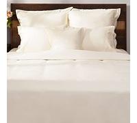 Deco Mex BOVSATEEN33K - Juego de Cama (7 Piezas, algodón, tamaño Normal), Color Crema