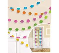 DECO RND GLITTER STRNG- MULTI