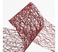 Deco Web - Cinta de malla (38 mm x 20 m), color burdeos