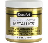 DecoArt ADMTL14-36 Americana Decor Metallics - Pintura para manualidades, oro suave, 8 onzas, cantidad 3