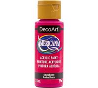 DecoArt Americana Acrylic Paint 2oz-Strawberry