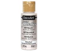DecoArt Americana Dazzling Metallics White Pearl