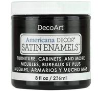 Deco Art Americana Décor - Pintura para botellas esmaltadas satinadas, acrílico, negro clásico, 236 ml (paquete de 1)