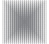 DecoArt Andy Skinner Mixed media 8"x8" Stencils Plantillas de Halftone 8x8, Gris, 21 x 21 x 0.3 cm